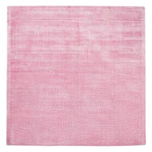 Nowoczesny dywan z wiskozy krótkie włosie prostokątny 200 x 200 cm różowy Gesi Beliani
