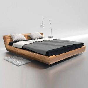 Drewniane łóżko do sypialni KOBE