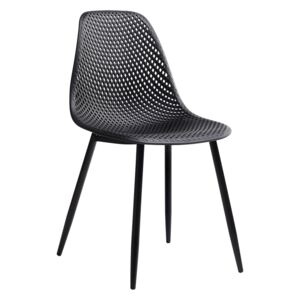 Krzesło z polipropylenu na metalowej podstawie Tivo