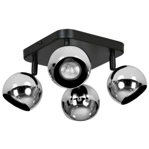 ELEKTRA 4 CHROME 393/4 nowoczesny spot sufitowy chromowane regulowane kulki LED
