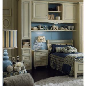 Młodzieżowy luksusowy niebieski pokój - Ebanisteria Bacci