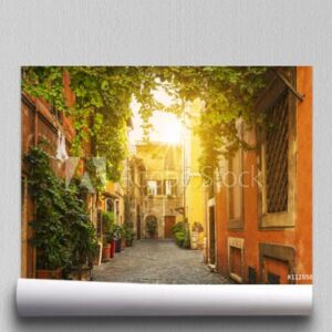 Fototapeta Stara ulica w Trastevere w Rzymie