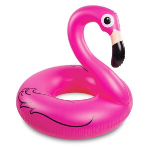 Różowe koło dmuchane w kształcie flaminga InnovaGoods Flamingo