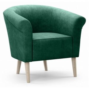Wygodny fotel tapicerowany ESPERO - zielony / R38