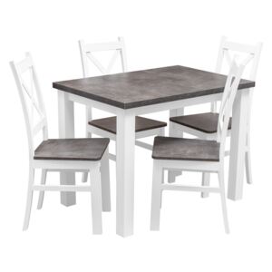Stół z krzesłami do kuchni jadalni Z052