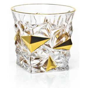 Szklanki do whisky "Glacier Gold" 350 ml Bohemia Jihlava