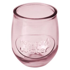 Różowa szklanka Ego Dekor Water, 0,4 l