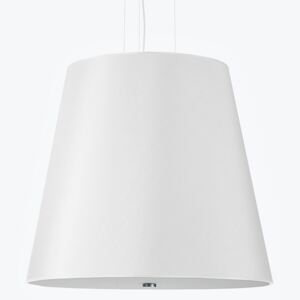 Biały minimalistyczny żyrandol z abażurem - EX669-Genevo