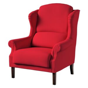 Fotel DEKORIA Cotton Panama, czerwony, 85x74x107 cm