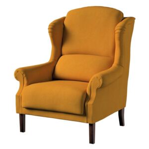 Fotel DEKORIA Etna, musztardowy szenil, 85x74x107 cm