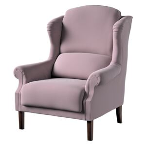 Fotel DEKORIA Velvet, zgaszony róż, 85x74x107 cm