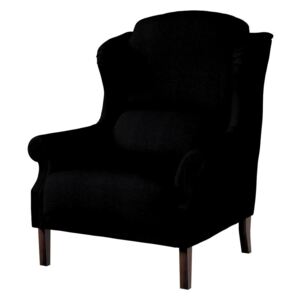 Fotel DEKORIA Etna, czarny, 85x74x107 cm