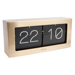 Zegar stołowo/ścienny Flip Clock Boxed XL gold by Karlsson