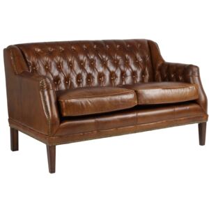 SOFA SKÓRZANA VINTAGE CIGARE SMALL