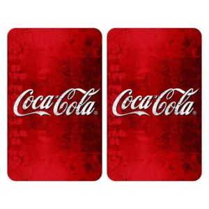 Wenko, Zestaw 2 ochronnych płyt Coca-Cola, czerwony, 30x52 cm