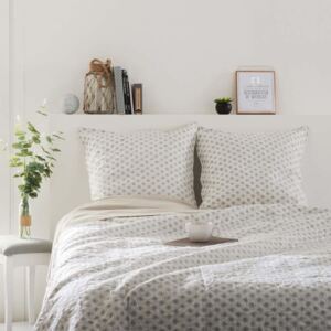 Narzuta na łóżko + 2 poszewki na poduszki ATMOSPHERA, biała, 240x260 cm