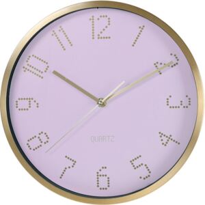 Zegar ścienny SEGNALE, różowy, 30 cm