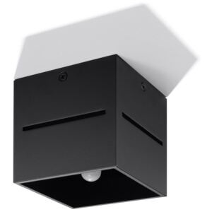 Sollux Lampa Plafon LOBO czarny SL.0207