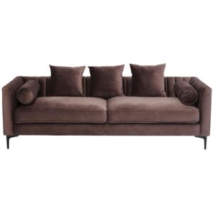 Sofa Variete 221x68 cm brązowa