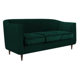 Ciemnozielona sofa 3-osobowa Kooko Home Glam