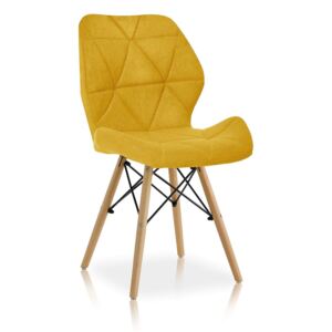 Krzesło BIG MILO 2 żółty