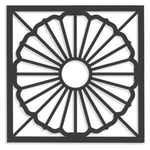 Panel ścienny dekoracyjny ORNAMENTI Japan Style, czarny, 60 cm