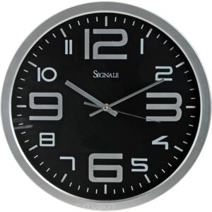 Zegar ścienny SEGNALE, czarny, 35 cm