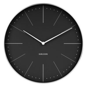 Zegar ścienny Normann station black by Karlsson