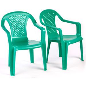 Grand Soleil 2 krzesła dla dzieci, zielone, BEZPŁATNY ODBIÓR: WROCŁAW!