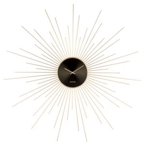 Zegar ścienny Extreme Peony gold by Karlsson