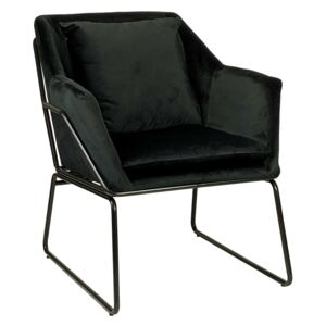Fotel tapicerowany Tomo velvet black
