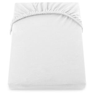 DecoKing – Prześcieradło Jersey Białe NEPHRITE 90x200 cm