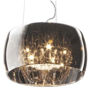 LAMPA zwieszana CRYSTAL P0076-05L-F4FZ Zumaline szklana OPRAWA glamour ZWIS z kryształkami chrom