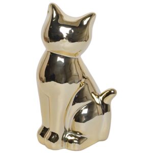 Złota figurka kota Riturd 18 cm