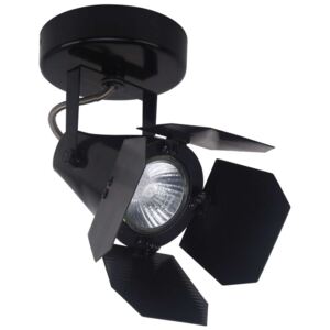 Studyjna LAMPA projektor MILTON FH30921B Italux metalowy SPOT reflektorowa OPRAWA sufitowa KINKIET czarny