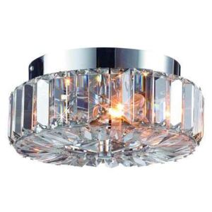 Plafon LAMPA sufitowa ULRIKSDAL 102649 Markslojd kryształowa OPRAWA okrągła glamour crystal IP21 chrom przezroczysta