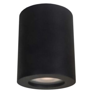 Downlight LAMPA sufitowa FAUSTO IT8005R1-BK Italux metalowa OPRAWA tuba do łazienki IP44 czarna