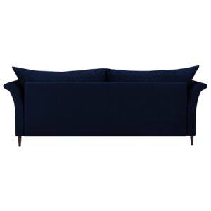 Niebieska rozkładana sofa 3-osobowa ze schowkiem Mazzini Sofas Pivoine