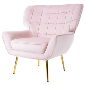 Rubell fotel róż - welur