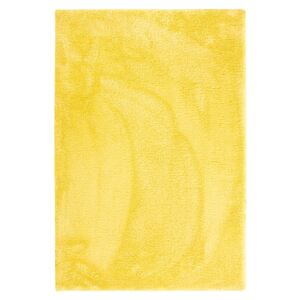 Dywan dekoracyjny ze średnim włosiem Prostokątny Miękki Żółty MODERN CHIC 50x80 cm
