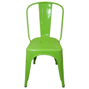 Krzesło metalowe Trade, 36 cm x gł. 36 cm x wys. 85 cm - zielone