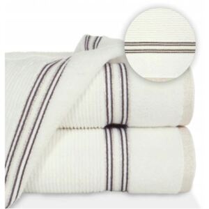 Komplet ręczników 2szt EUROFIRANY 70x140 EVA MINGE - KREMOWY