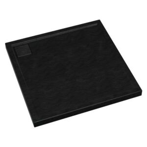 SCHEDPOL Omega Black Stone brodzik kompozytowy kwadratowy 80x80 cm 3.0458/C/ST + syfon za 1 zł