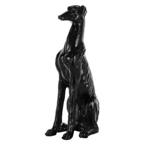 Figurka pies czarna GREYHOUND