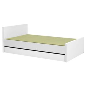 Białe łóżko 200x120 + szuflada LARA