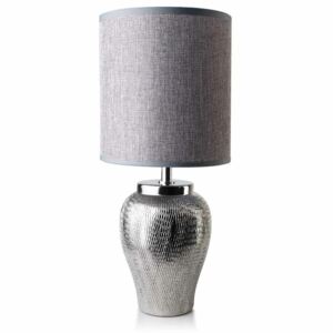 Lampa stołowa Charlie QUBUSS, srebrna, 18 cm