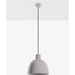 Lampa wisząca DAMASO nowoczesny zwis betonowy szary E27 LED SOLLUX LIGHTING