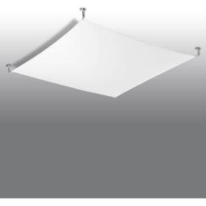 Plafon LUNA 4 biała tkanina lampa sufitowa kwadratowa G13 LED SOLLUX LIGHTING