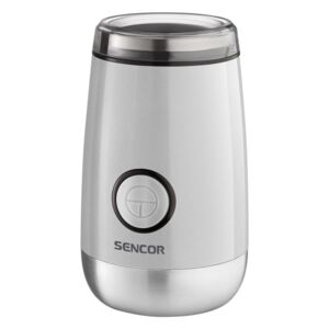 Sencor Sencor - Elektryczny młynek do kawy 60 g 150W/230V biały/chrom FT0137