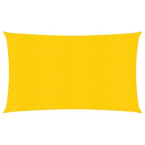 Żagiel przeciwsłoneczny, 160 g/m², żółty, 2x5 m, HDPE